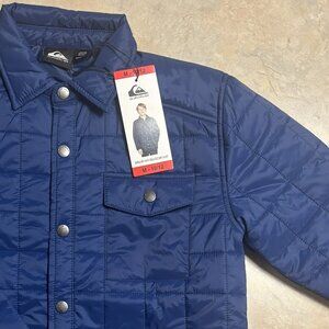 NWT Boys Youth Quiksilver Quilted, insulated Jacket – Size M (10/12)